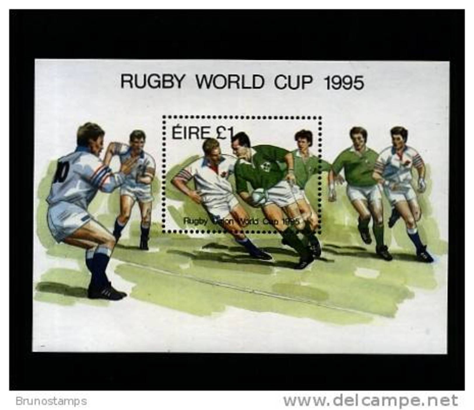 IRELAND/EIRE - 1995  RUGBY WORLD CUP  MS MINT NH - Blokken & Velletjes