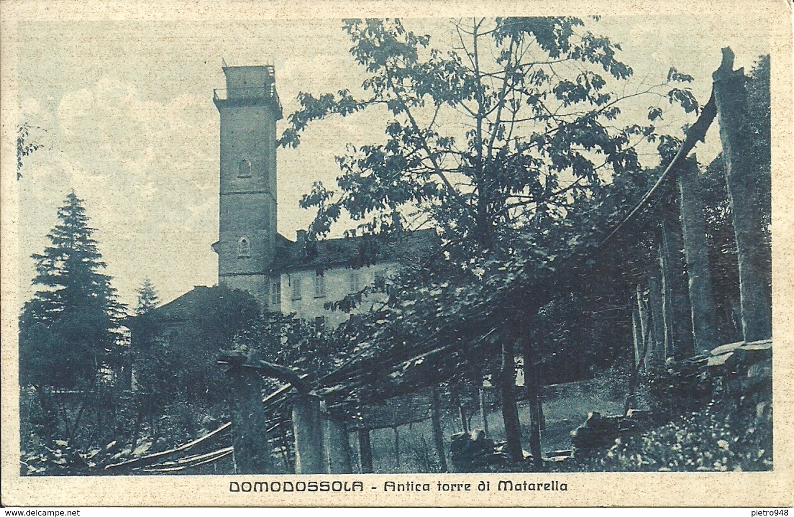 Domodossola (Verbania) Antica Torre Di Matarella, Tower, Tour - Verbania