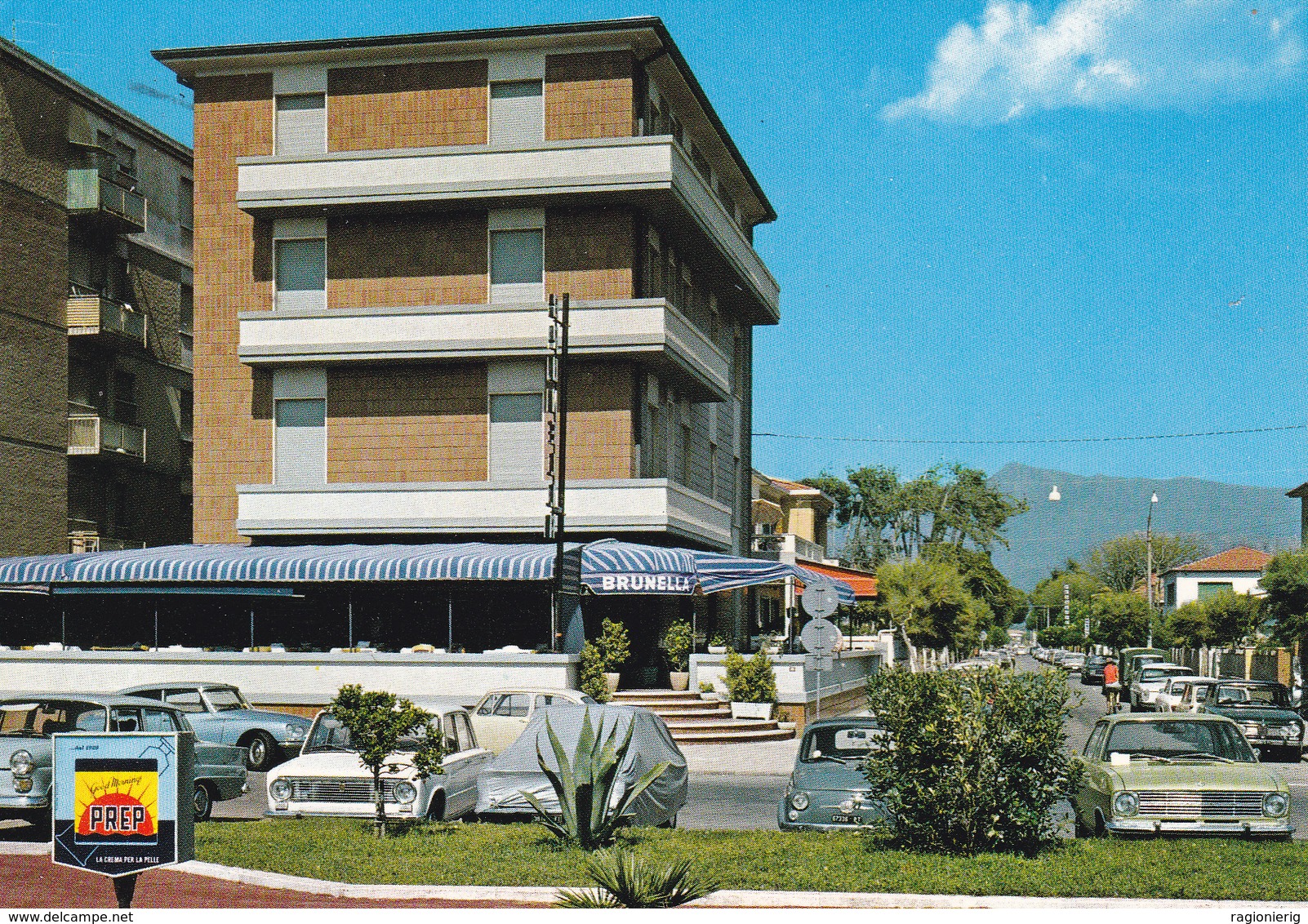 LUCCA - Lido Di Camaiore - Via Carducci - Hotel Brunella - Auto - 1974 - Lucca