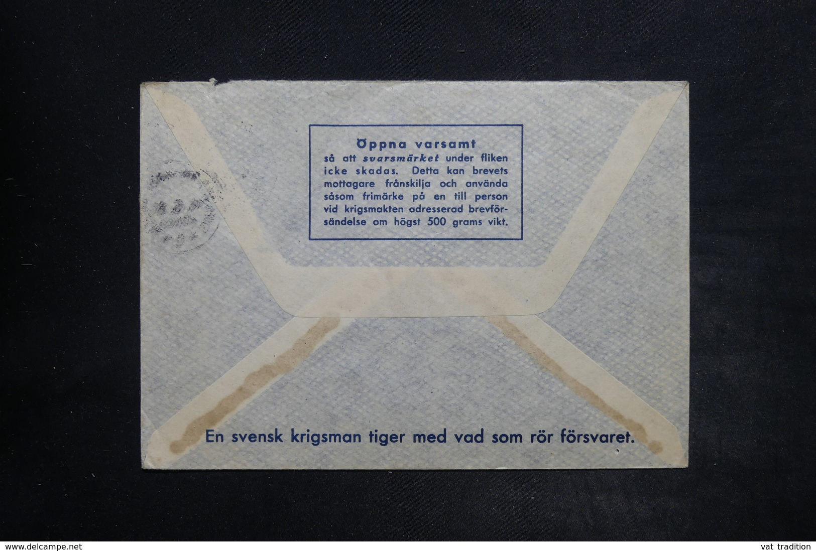 SUÈDE - Entier Postal Militaire Voyagé - L 26378 - Militaires