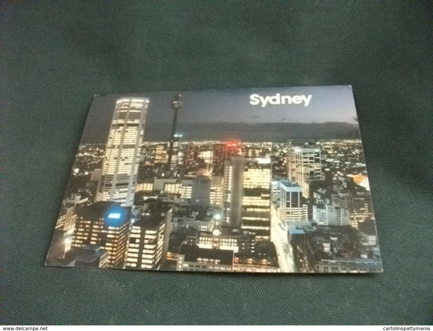 STORIA POSTALE  FRANCOBOLLO  AUSTRALIA AIR MAIL  SYDNEY BY NIGHT - Sydney