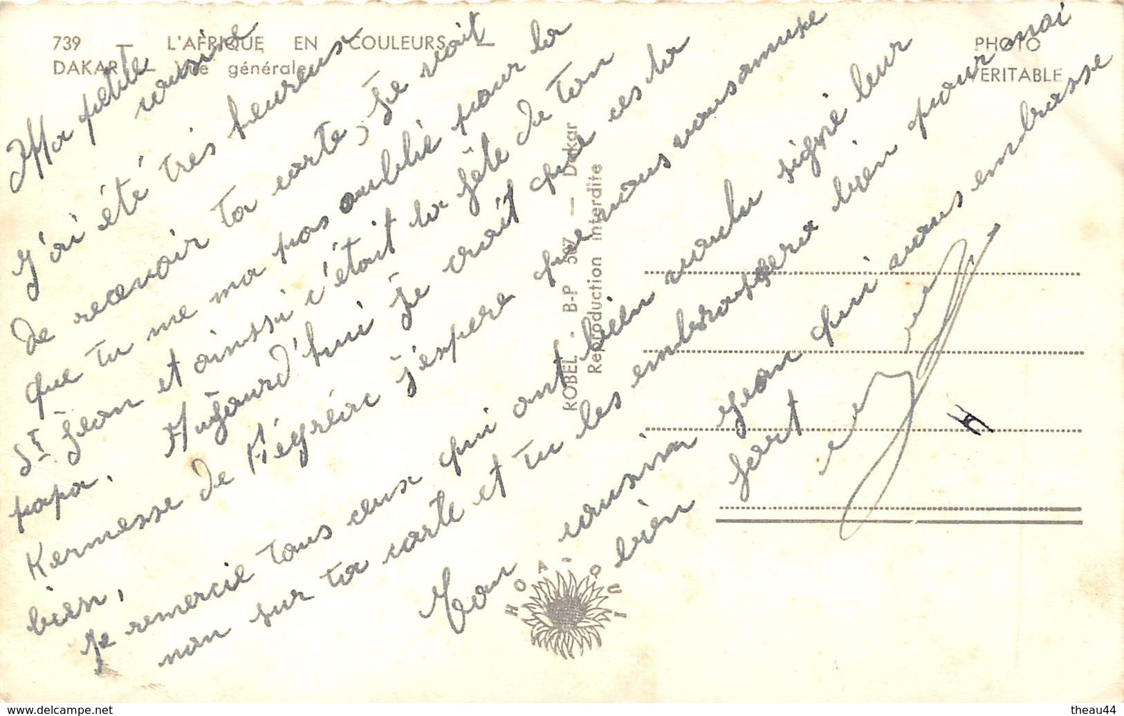 ¤¤  -   SENEGAL    -   DAKAR    -   Vue Générale         -  ¤¤ - Senegal