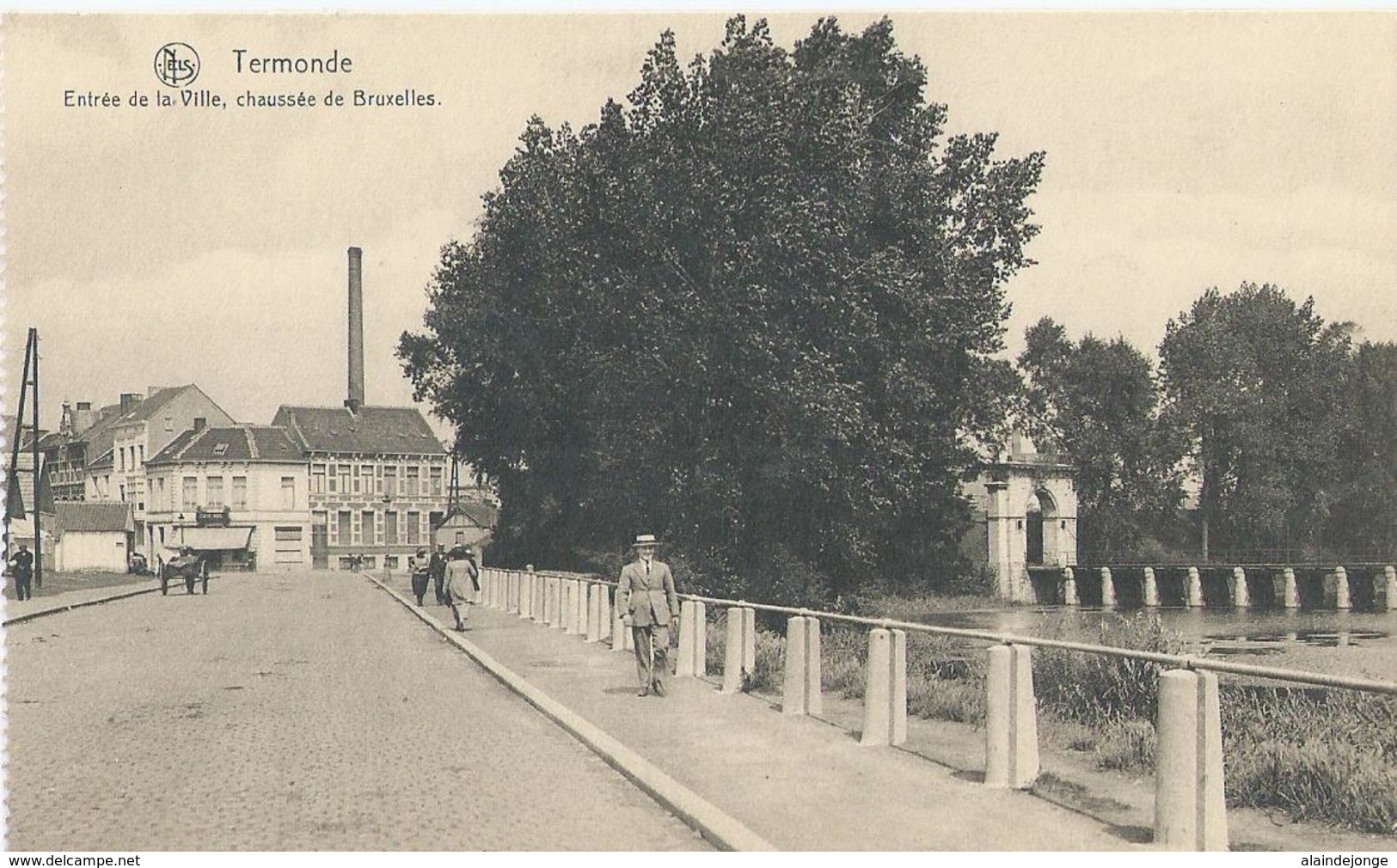 Dendermonde - Termonde - Entrée De La Ville, Chaussée De Bruxelles - Edition Vve Legat - Nels - Dendermonde