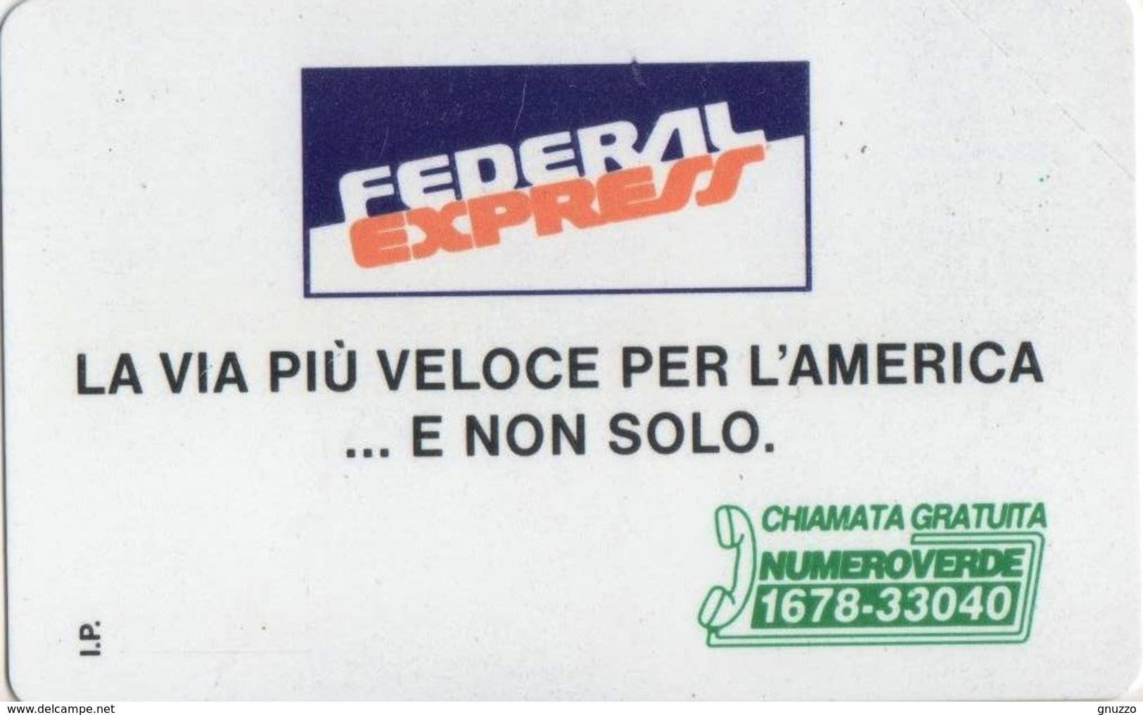 NUOVA-(Mint)-190-TELECOM ITALIA-  -PRIVATE PUBBLICHE-FEDERAL EXPRESS - Private-Omaggi