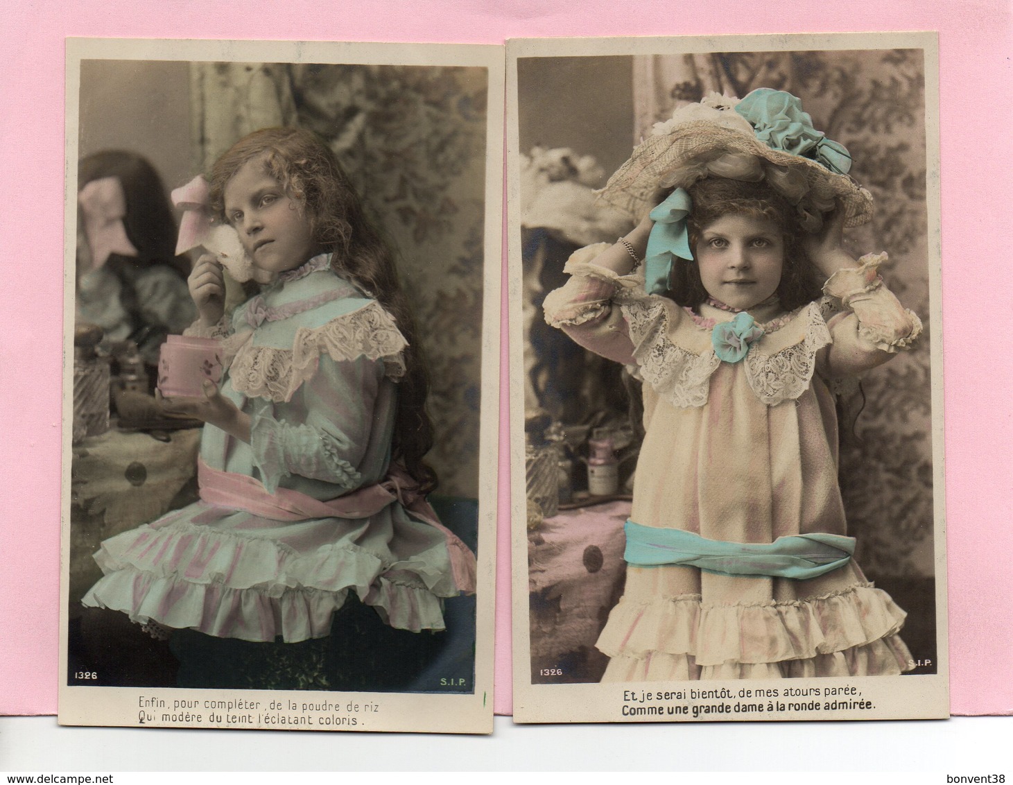 F2903 - Lot De 2 Cartes Postales - Enfant - Série 1326 - Collections, Lots & Series