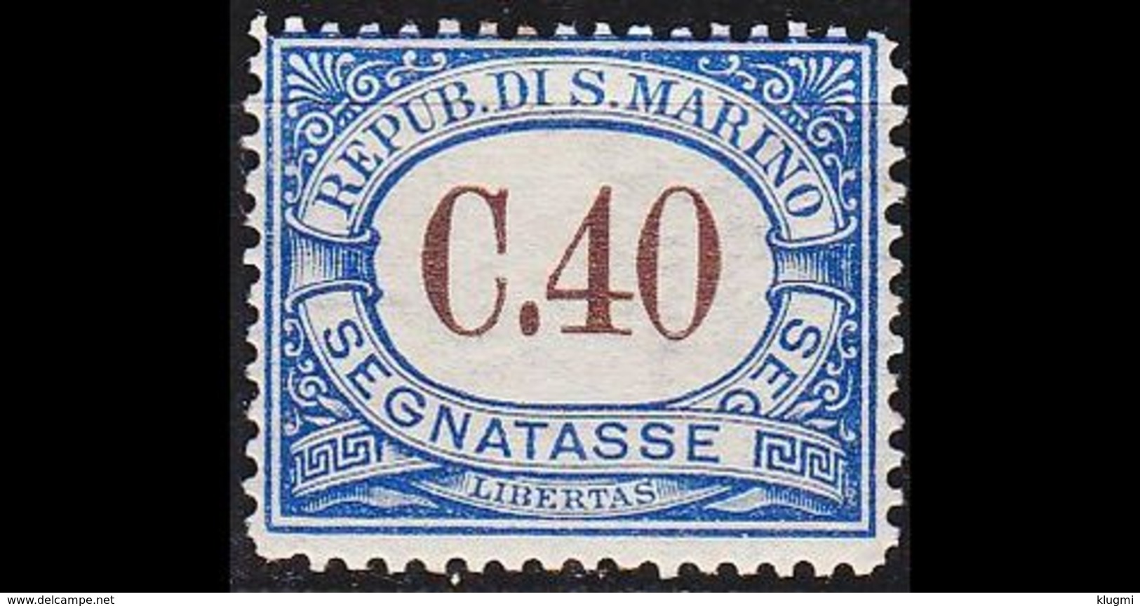 SAN MARINO [Porto] MiNr 0051 ( */mh ) - Timbres-taxe