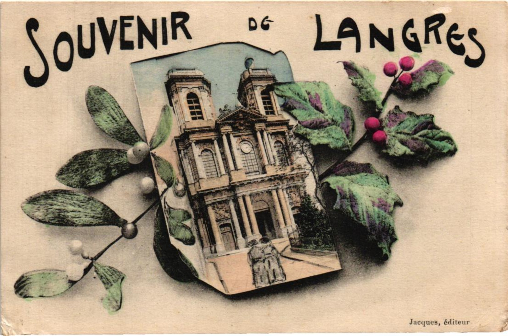 FANTAISIE SOUVENIR DE LANGRES,JACQUES EDITEUR    REF 59493A - Langres