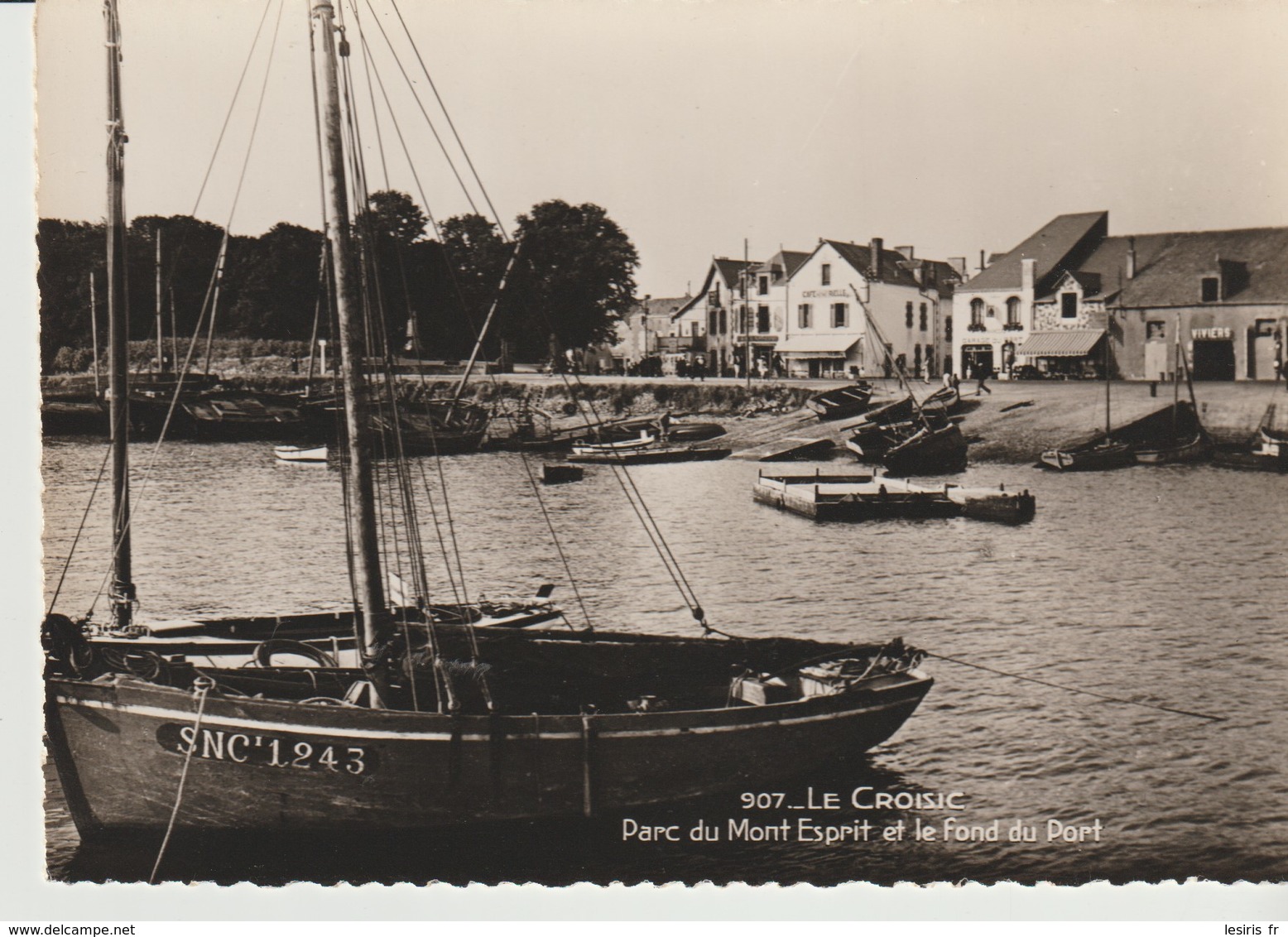 C. P. -  PHOTO - LE CROISIC - PARC DU MONT ESPRIT ET LE FOND DU PORT - LA CIGOGNE - S. N. C. 1243- - Le Croisic