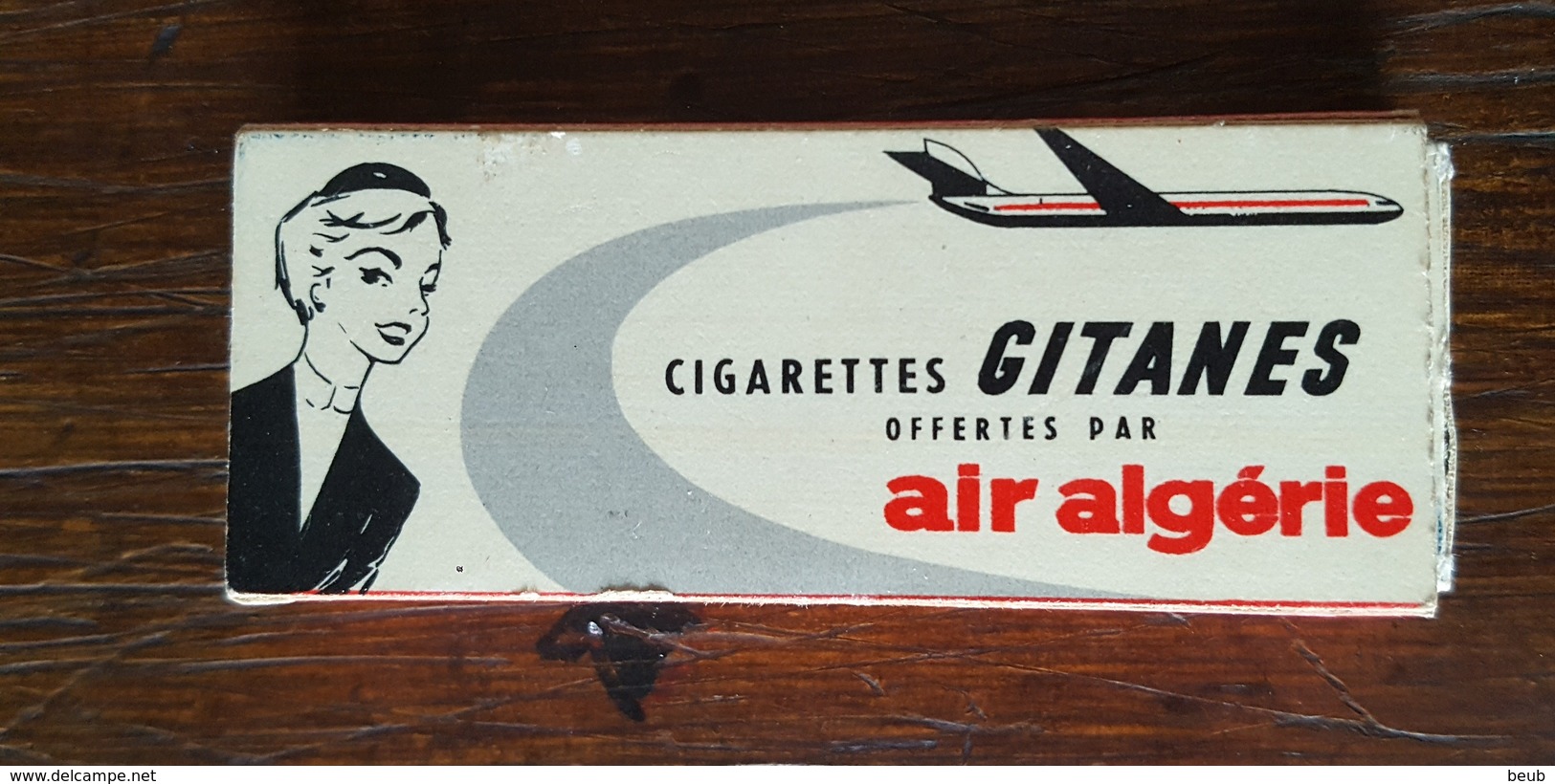 D - Paquet De 3? Cigarettes Gitanes Offert Par Air Algérie - Vide- - Boites à Tabac Vides