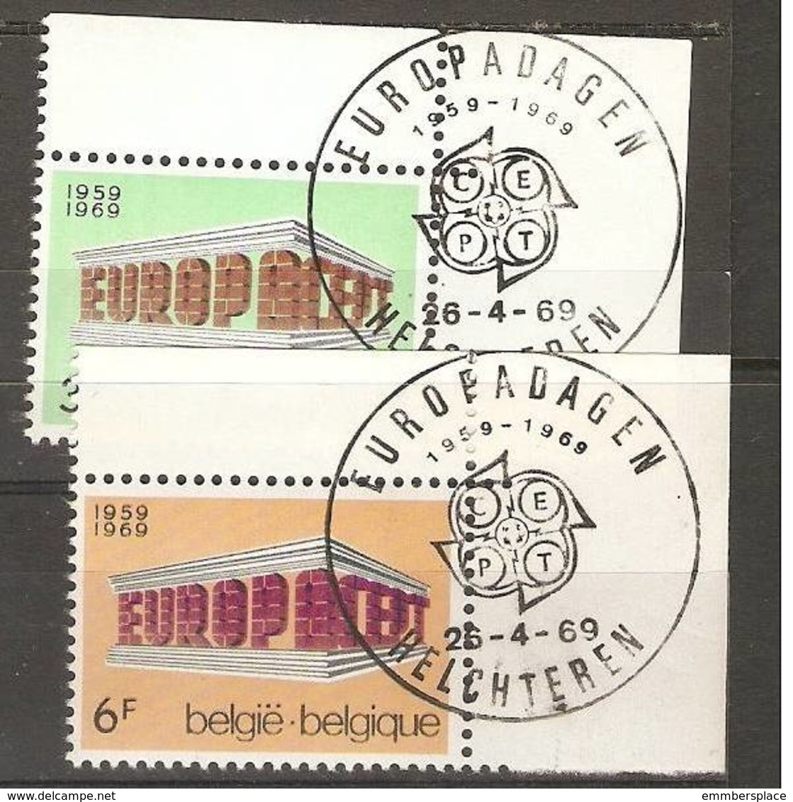 Belgium - 1969 Europa CTO - Used Stamps