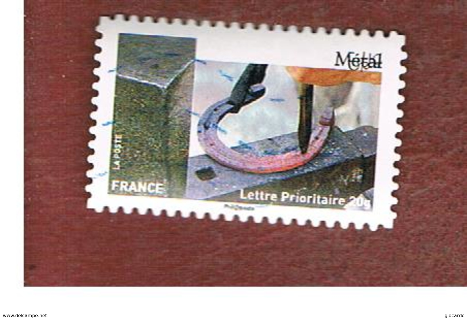 FRANCIA (FRANCE) - YV. A1072  - 2015 HANDICRAFT: METAL  - USED - Used Stamps