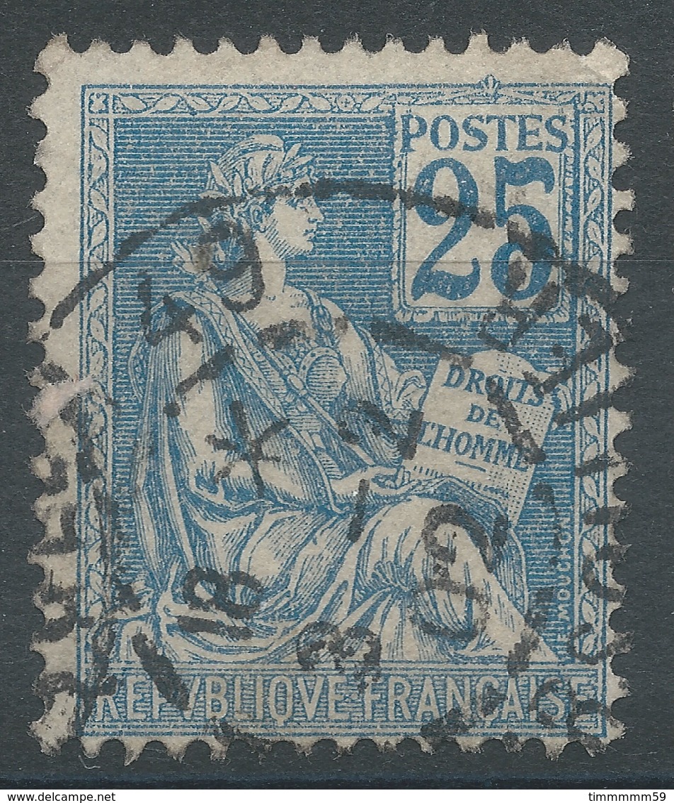 Lot N°47523  N°114, Oblit Cachet à Date De PARIS_49 (R.MARSOLLIER) - 1900-02 Mouchon