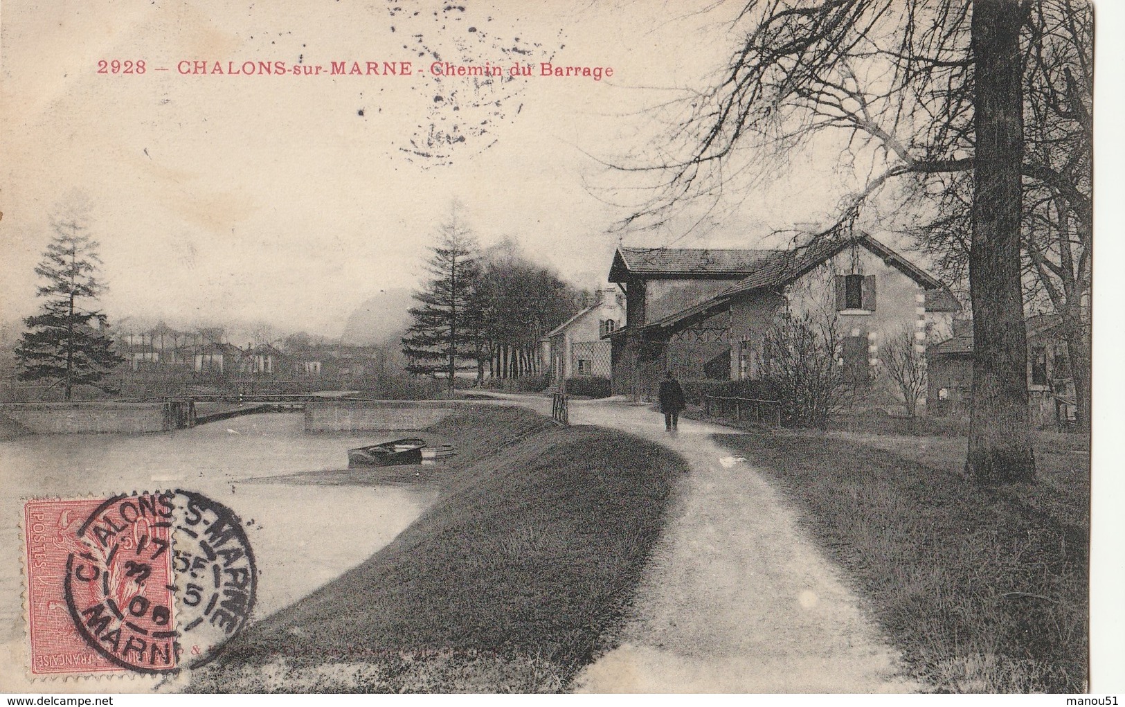 CHALONS Sur MARNE - Chemin Du Barrage - Châlons-sur-Marne