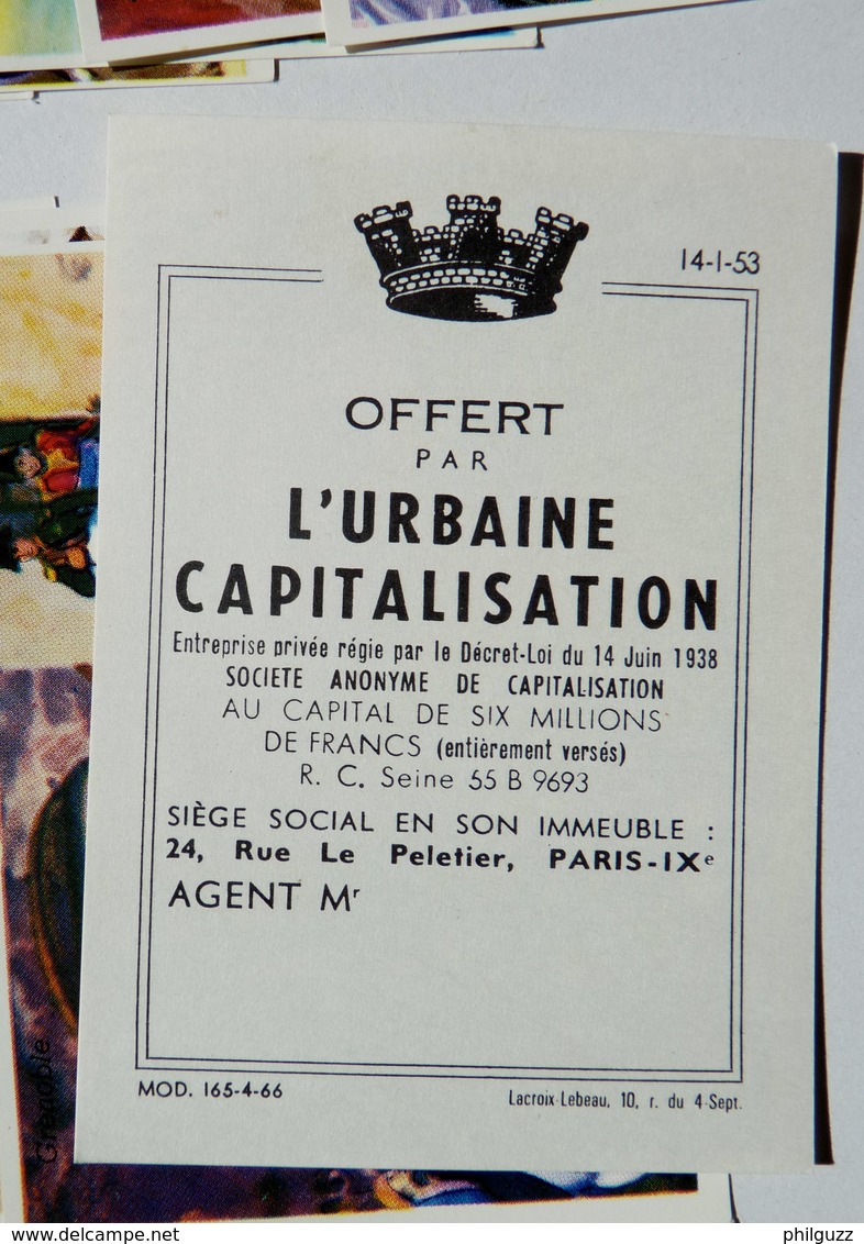 LOT DE 24 CHROMOS IMAGES PUBLICITAIRES L'URBAINE DE CAPITALISATION 1953 ? Napoleon 1er Empire - Autres & Non Classés