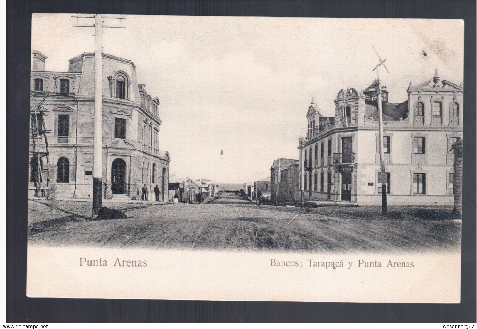 CHILE Punta Arenas Bancos, Tarapaca  Ca 1910  OLD POSTCARD - Cile