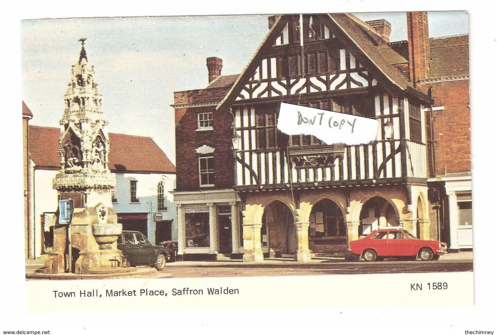 Saffron Walden Town Hall Market Place Kingsley 1960's -- 1970's Unused - Andere & Zonder Classificatie