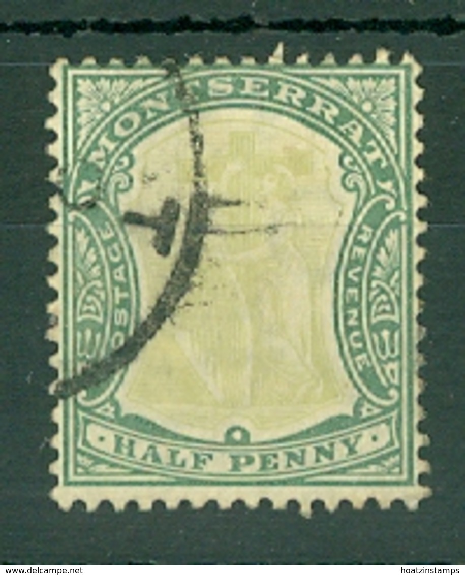 Montserrat: 1904/08   Device Of The Colony   SG24a   ½d     Used - Montserrat