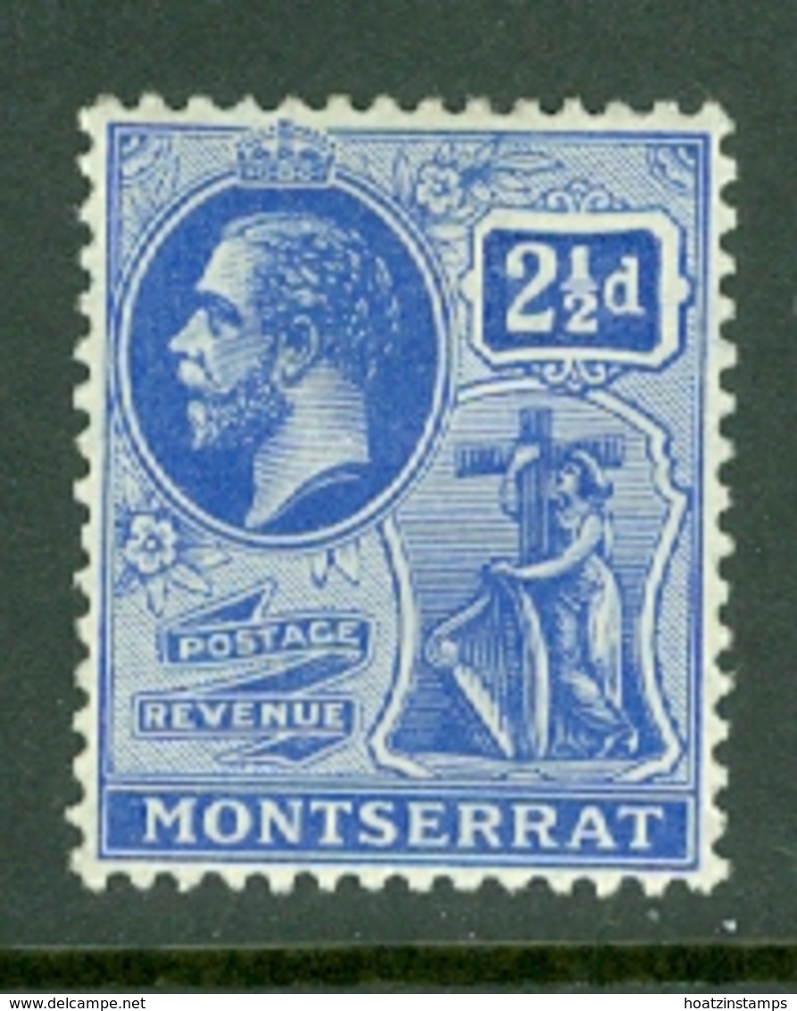 Montserrat: 1916/22   KGV   SG52   2½d    MH - Montserrat