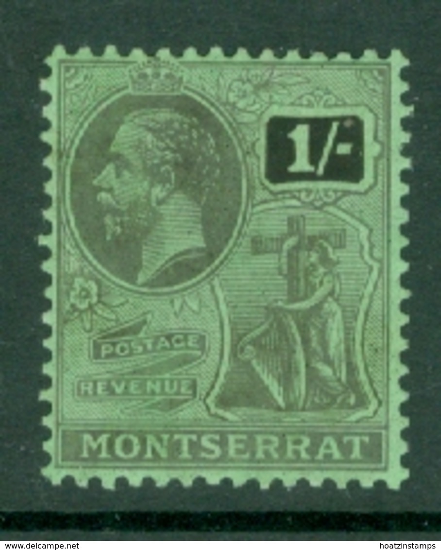 Montserrat: 1922/29   KGV   SG78   1/-   MH - Montserrat