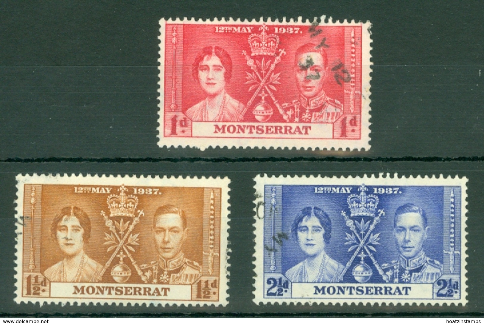 Montserrat: 1937   Coronation    Used - Montserrat