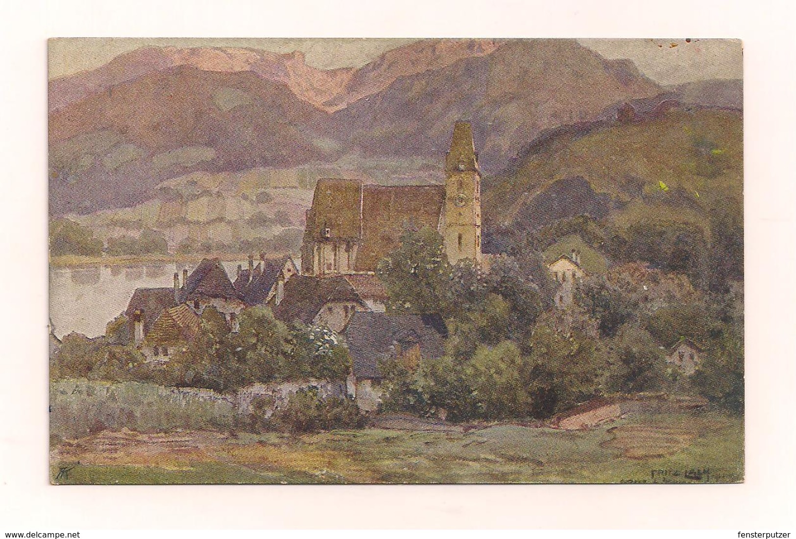 AK Nibelungenweg Spitz A. D. - Nicht Gelaufen - Künstler-Karte - Wachau