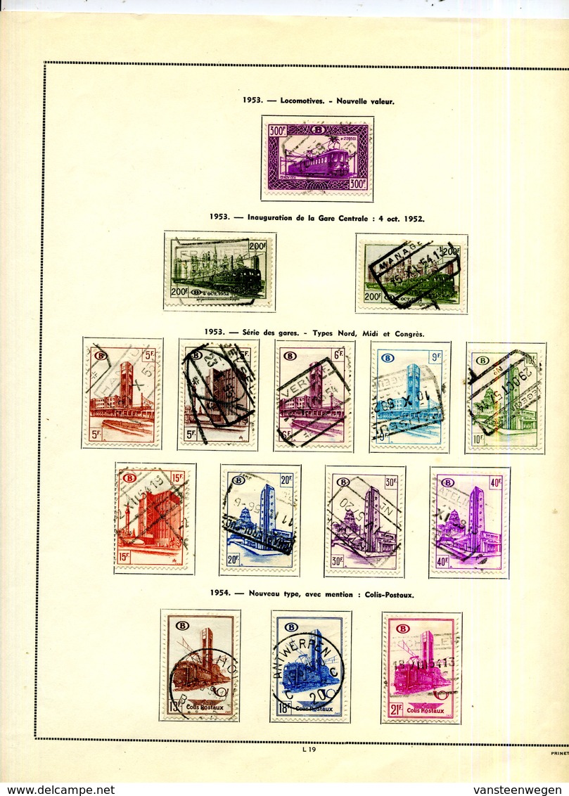 Belgique Chemin de fer collection ° -> 1987