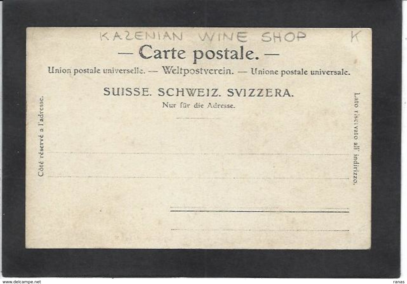 CPA Arménie Arménia Non Circulé Arménian Kazenian Wine Shop Marchand De Vin Commerce Shop Carte Photo RPPC - Armenien