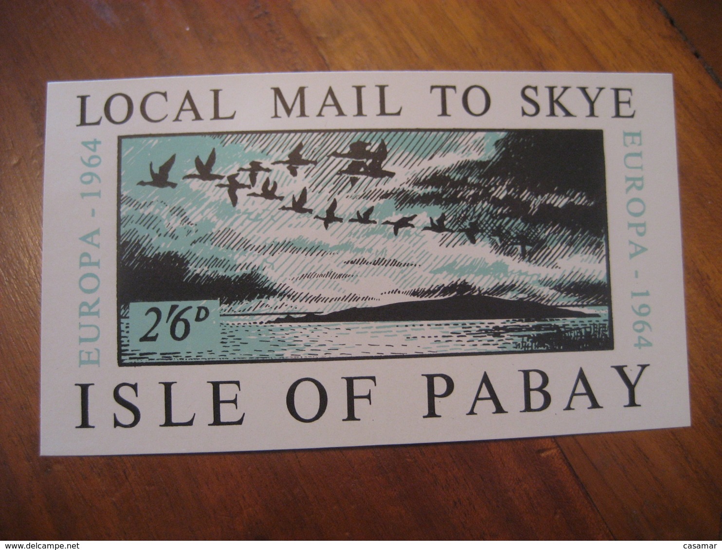 LOCAL Mail To SKYE Isle Of PABAY Europa 1964 Scotland Great Britain UK GB - Lokale Uitgaven