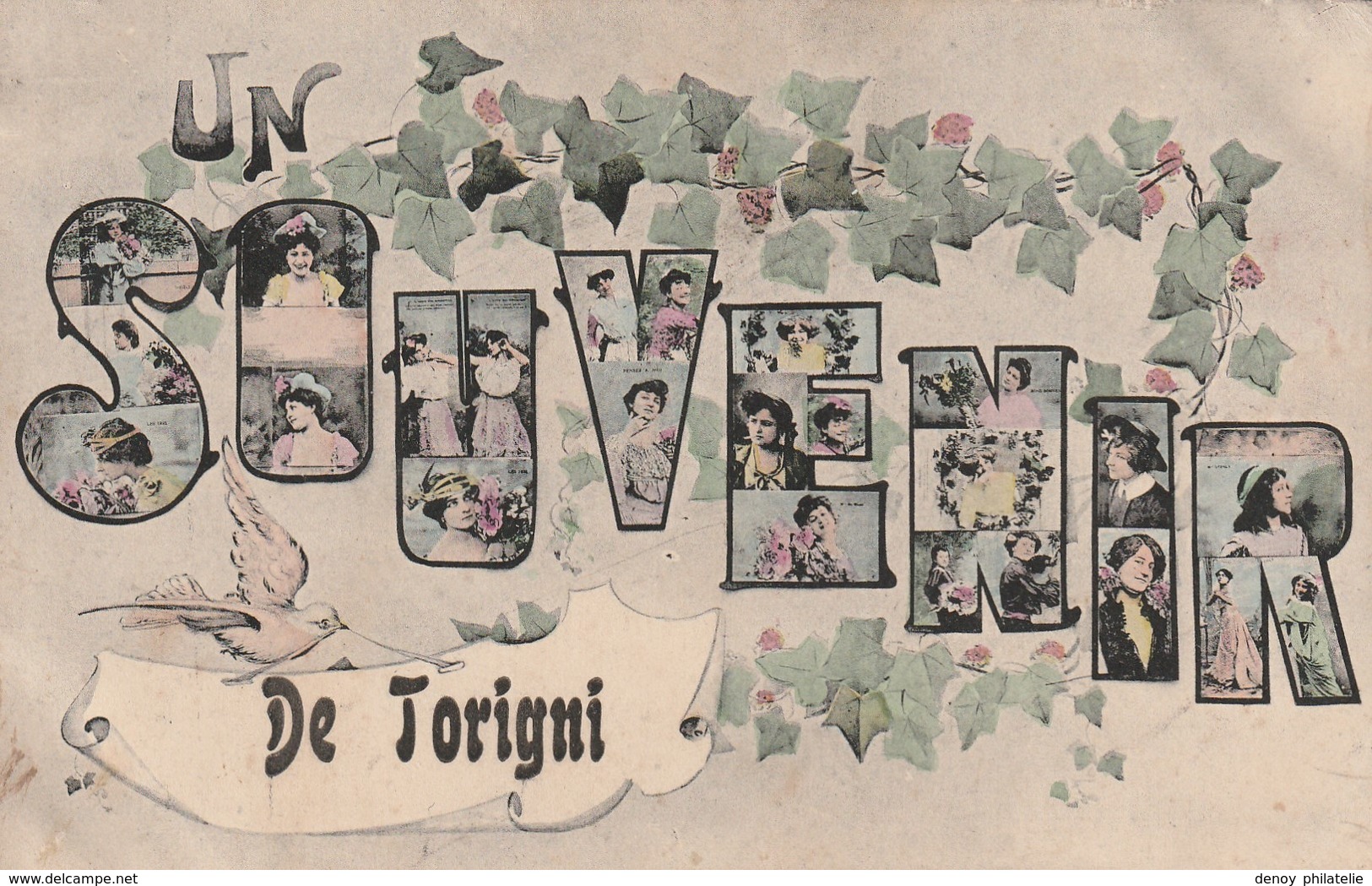 50/ Un Souvenir D De Torigny Sur Vire - Carte écrite En 1907 - Autres & Non Classés