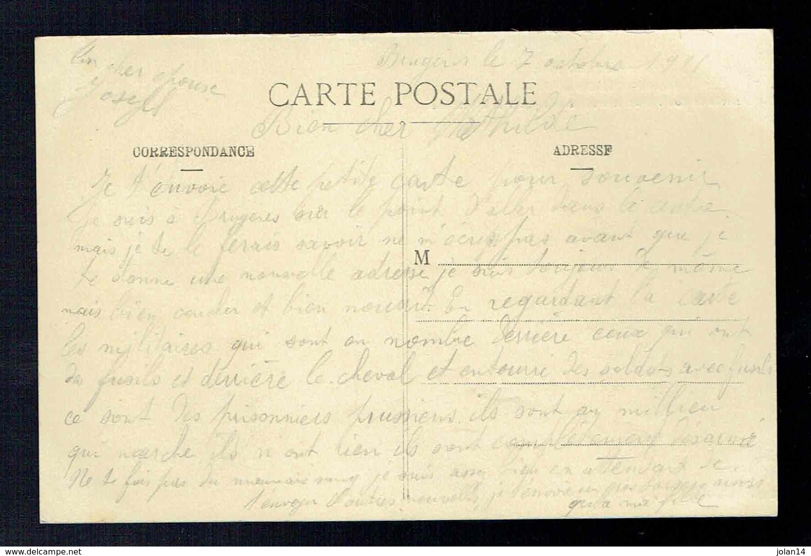 CPA 88 - Bruyères En Vosges - Arrivée De 800 Prisonniers Allemands Pris à La Fontenelle - Edition Guerre Briot 1915 - Bruyeres