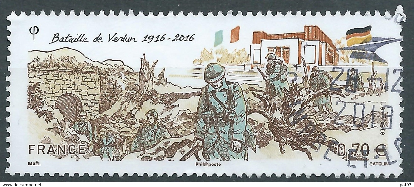 France / 2016 / N° 5063 Centenaire De La Bataille De Verdun - Oblitérés