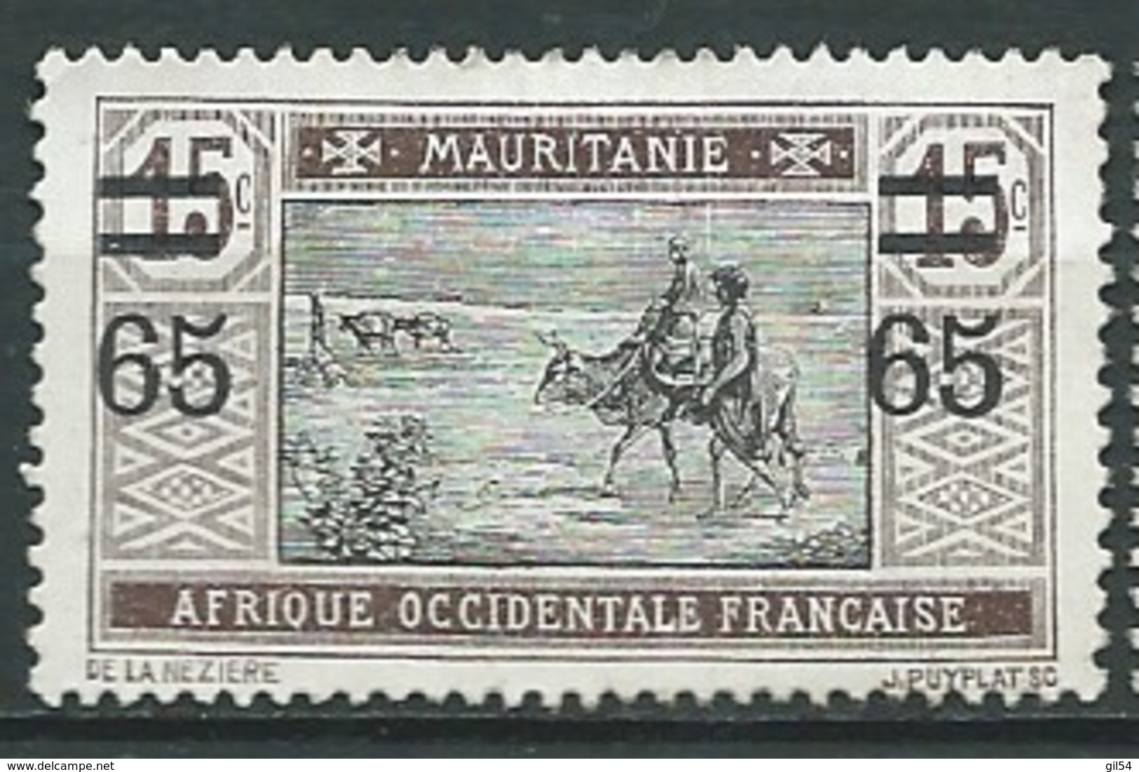 Mauritanie    - Yvert N°  37 (*)   Bce 157121 - Neufs