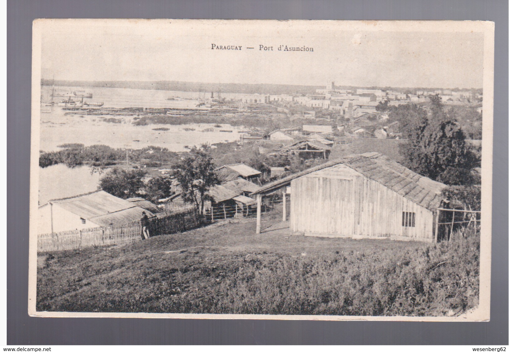 PARAGUAY  Port D'Asuncion Ca 1905  OLD  POSTCARD - Paraguay