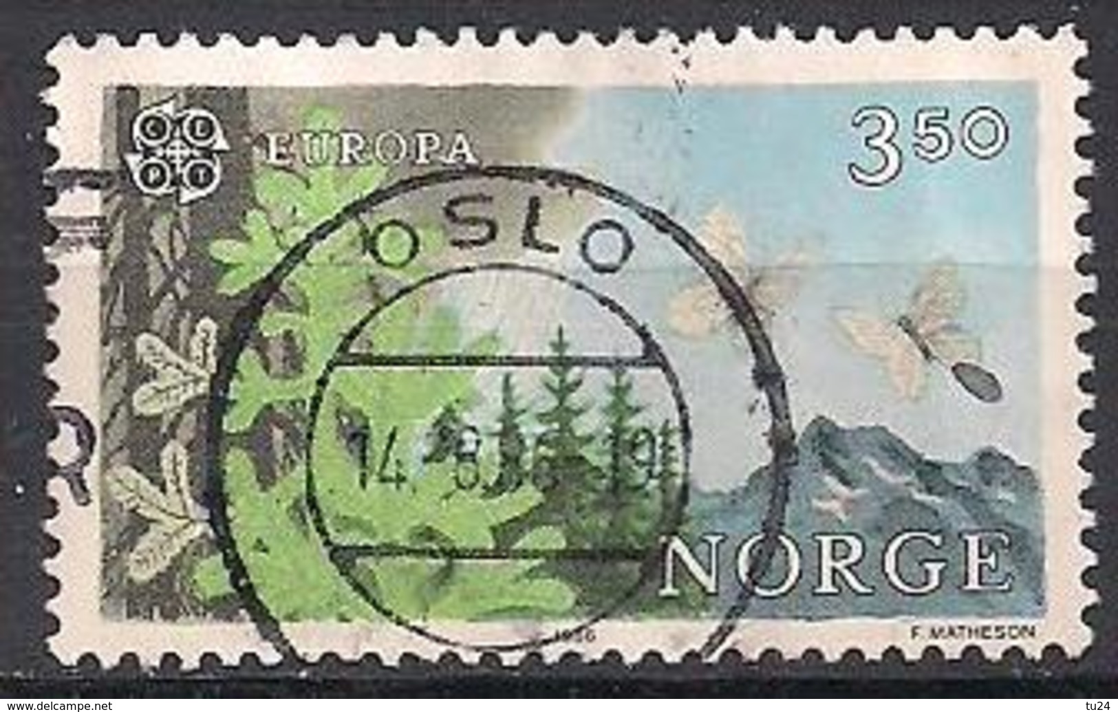Norwegen  (1986)  Mi.Nr.  947  Gest. / Used  (1ai10)  EUROPA - Gebraucht