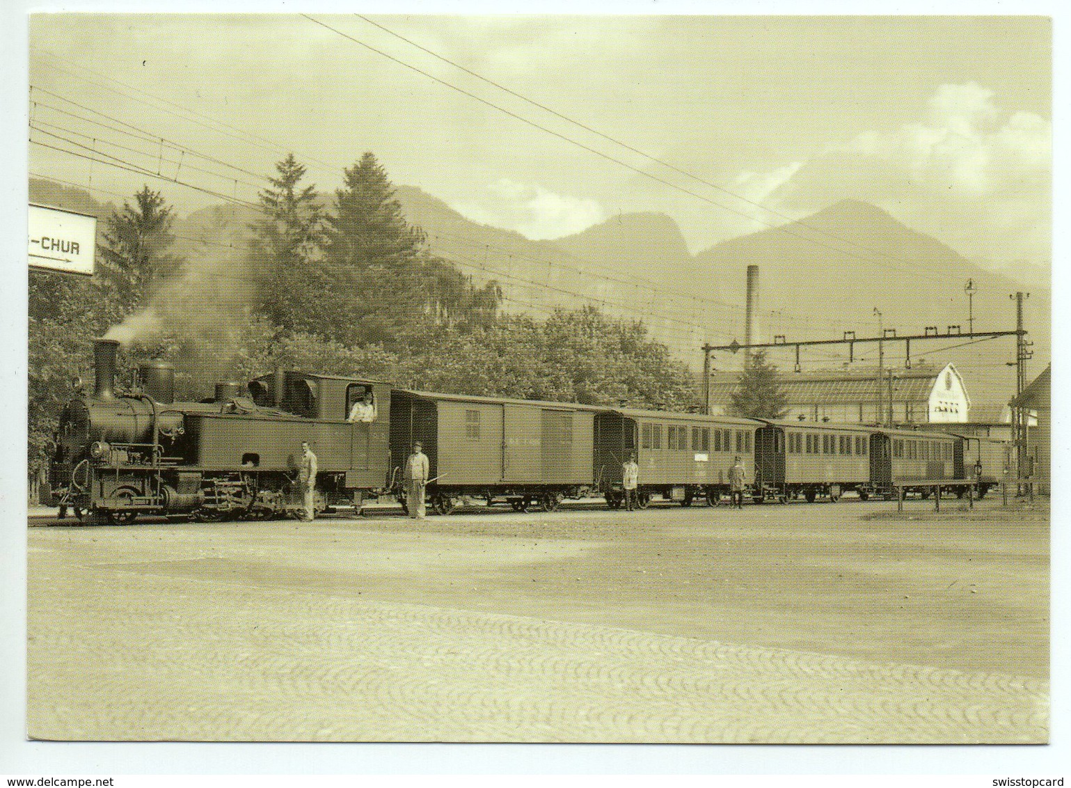 RHÄTISCHE BAHN Bahnhof Landquart - Landquart