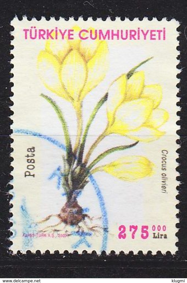 TÜRKEI TURKEY [2000] MiNr 3245 ( O/used ) Blumen - Oblitérés