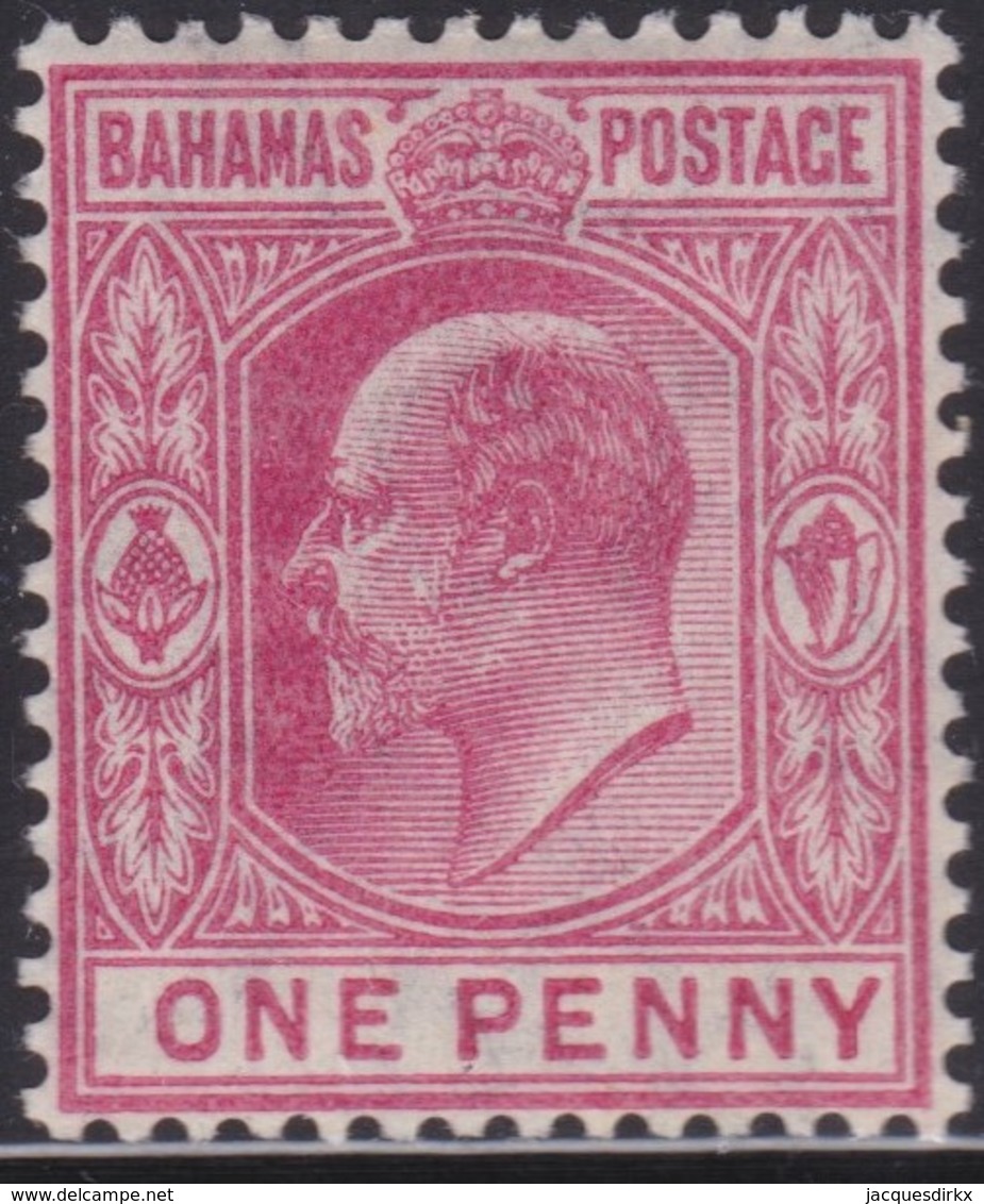 Bahamas     .   SG  .   72    .    *  .     Mint-hinged    .   /    .   Ongebruikt - 1859-1963 Kolonie Van De Kroon