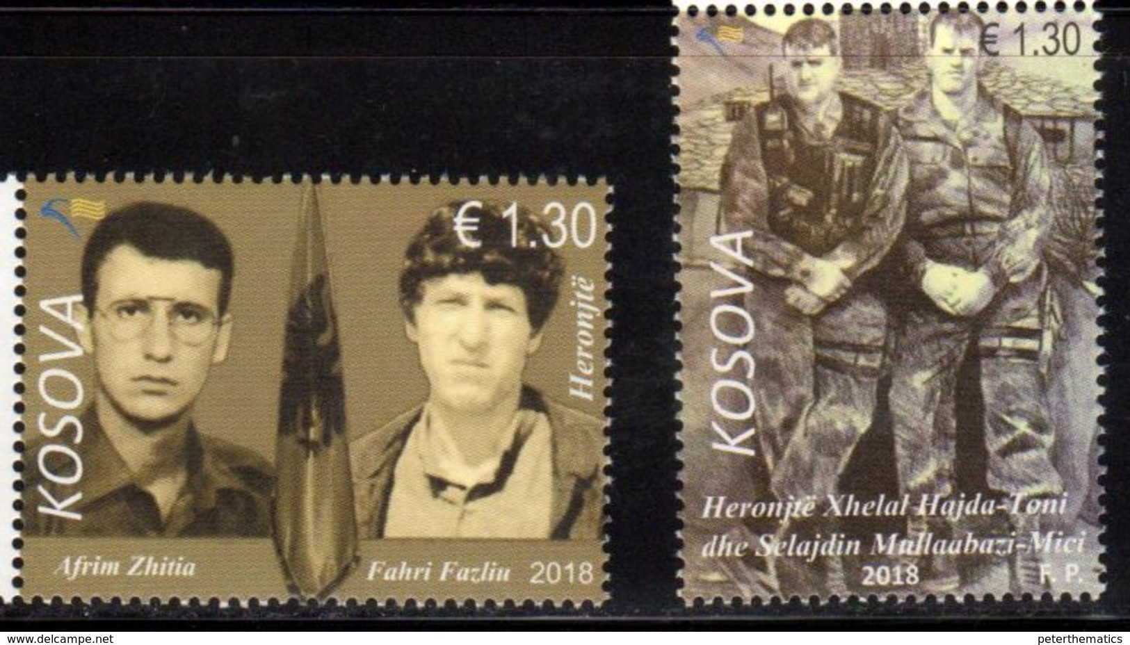 KOSOVO, 2018, MNH, SOLDIERS, MILITARY, 2v - Militaria