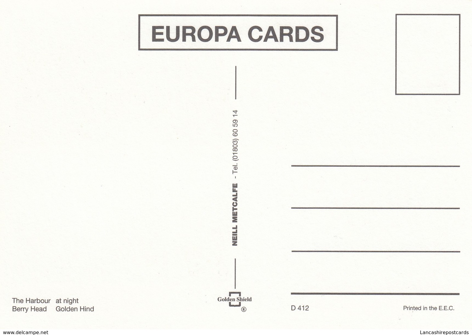 Postcard Brixham Devon Multiview  [ Europa Cards ] My Ref  B23495 - Other & Unclassified