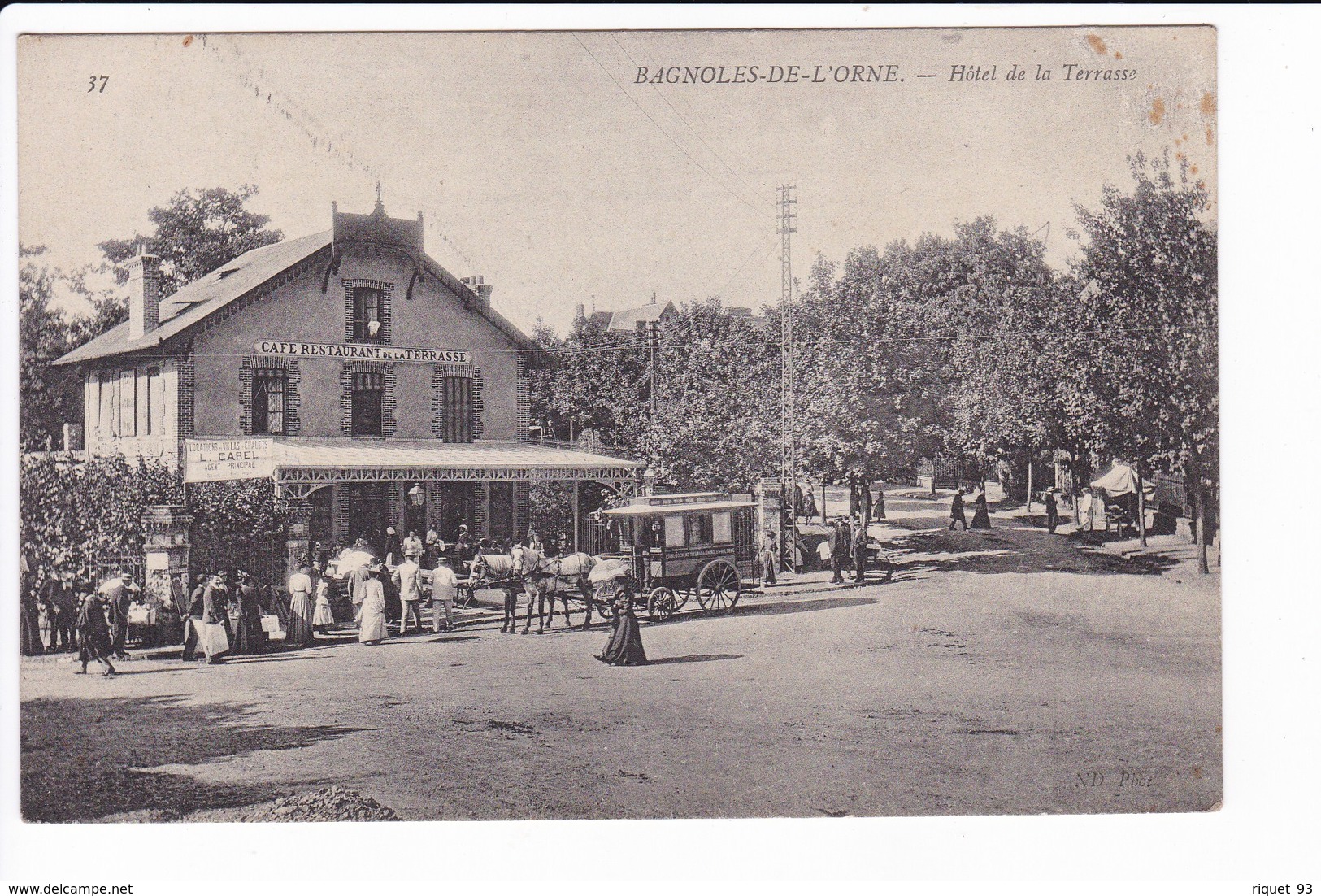 37 - BAGNOLES-DE-L'ORNE - Hôtel De La Terrasse - Bagnoles De L'Orne