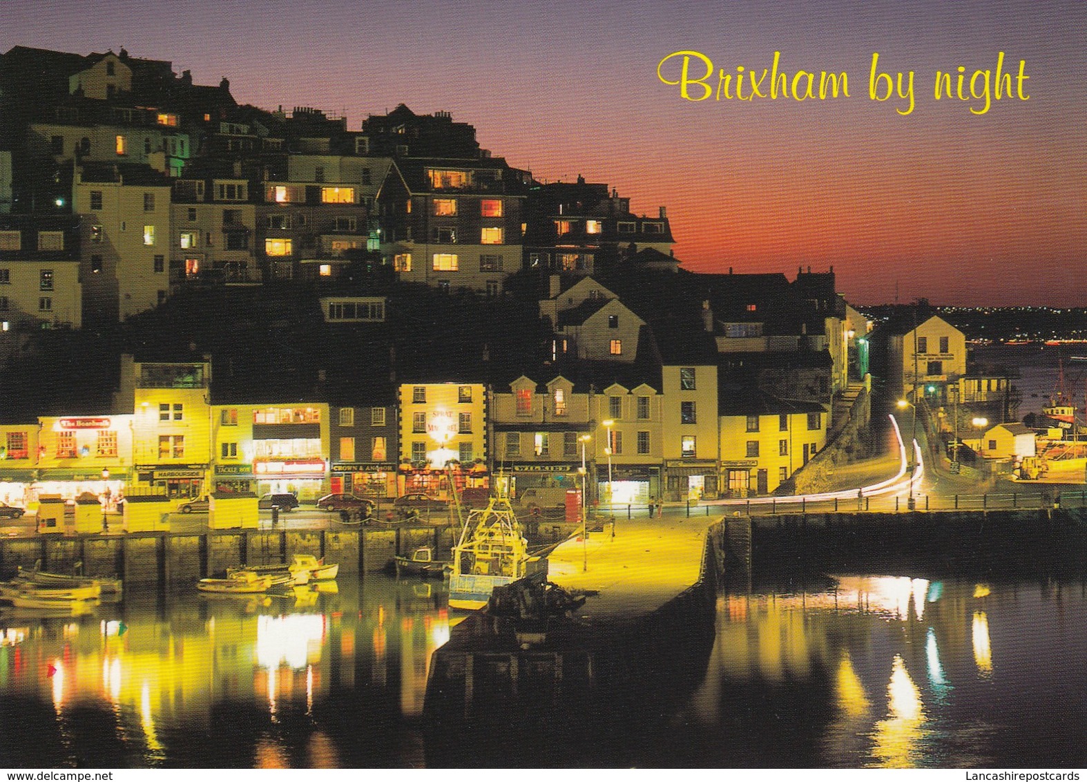 Postcard Brixham By Night Devon   [ Europa Cards ] My Ref  B23497 - Other & Unclassified