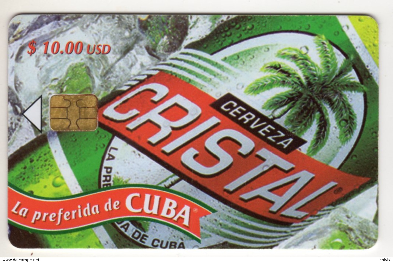 CUBA BIERE CRISTAL 10$ - Cuba