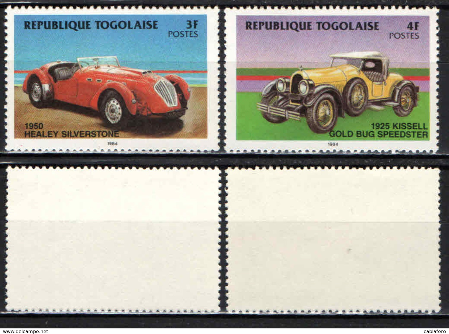 TOGO - 1984 - AUTOMOBILI SPORTIVE - MNH - Togo (1960-...)