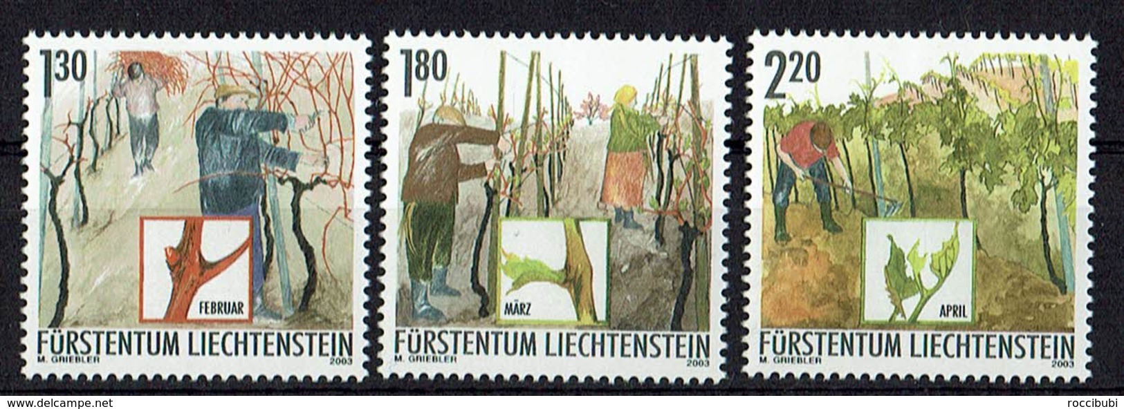 Liechtenstein 2003 # Mi. 1311/1313 ** - Ungebraucht