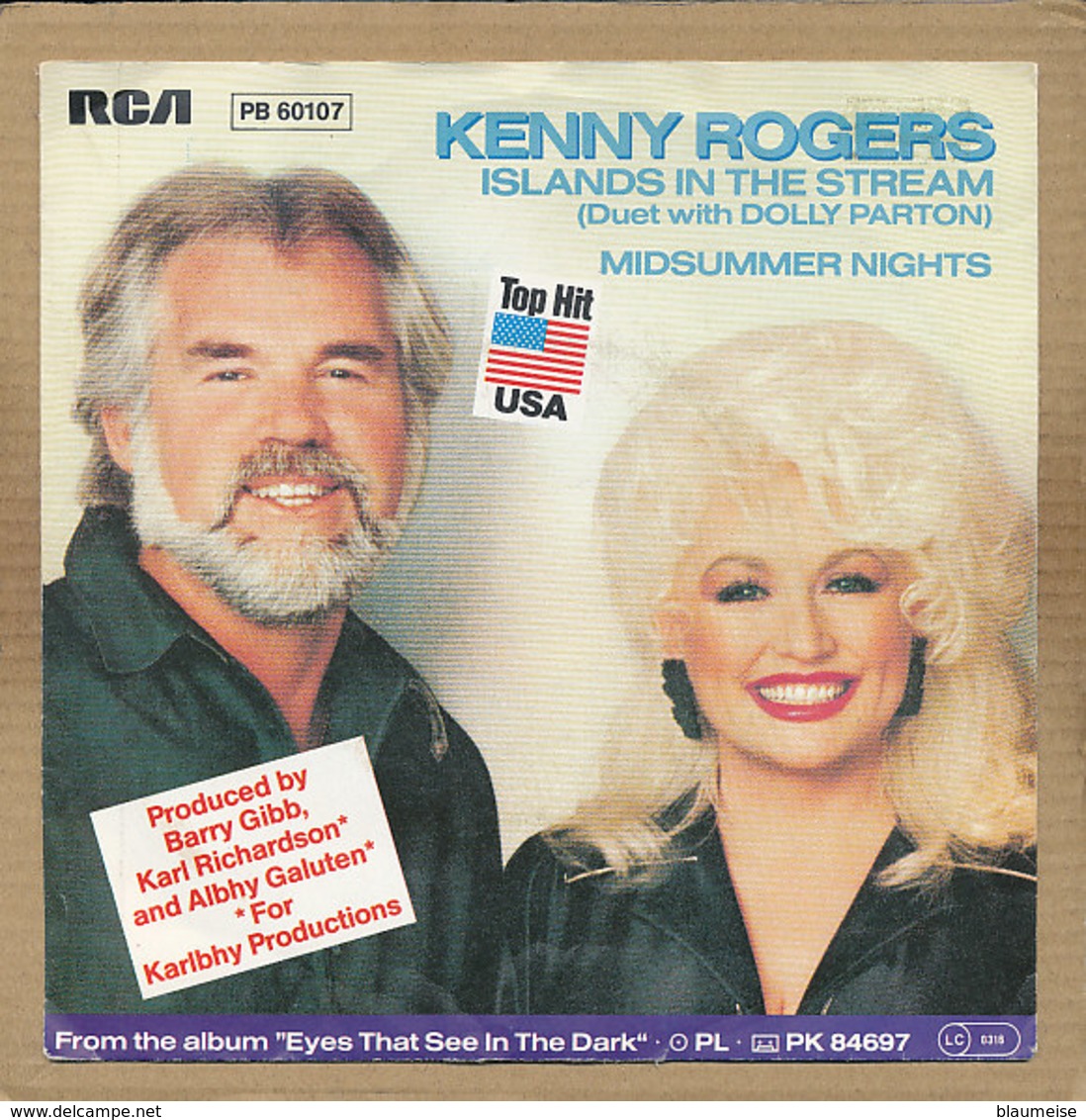 7" Single, Kenny Rogers & Dolly Parton, Islands In The Stream - Disco, Pop