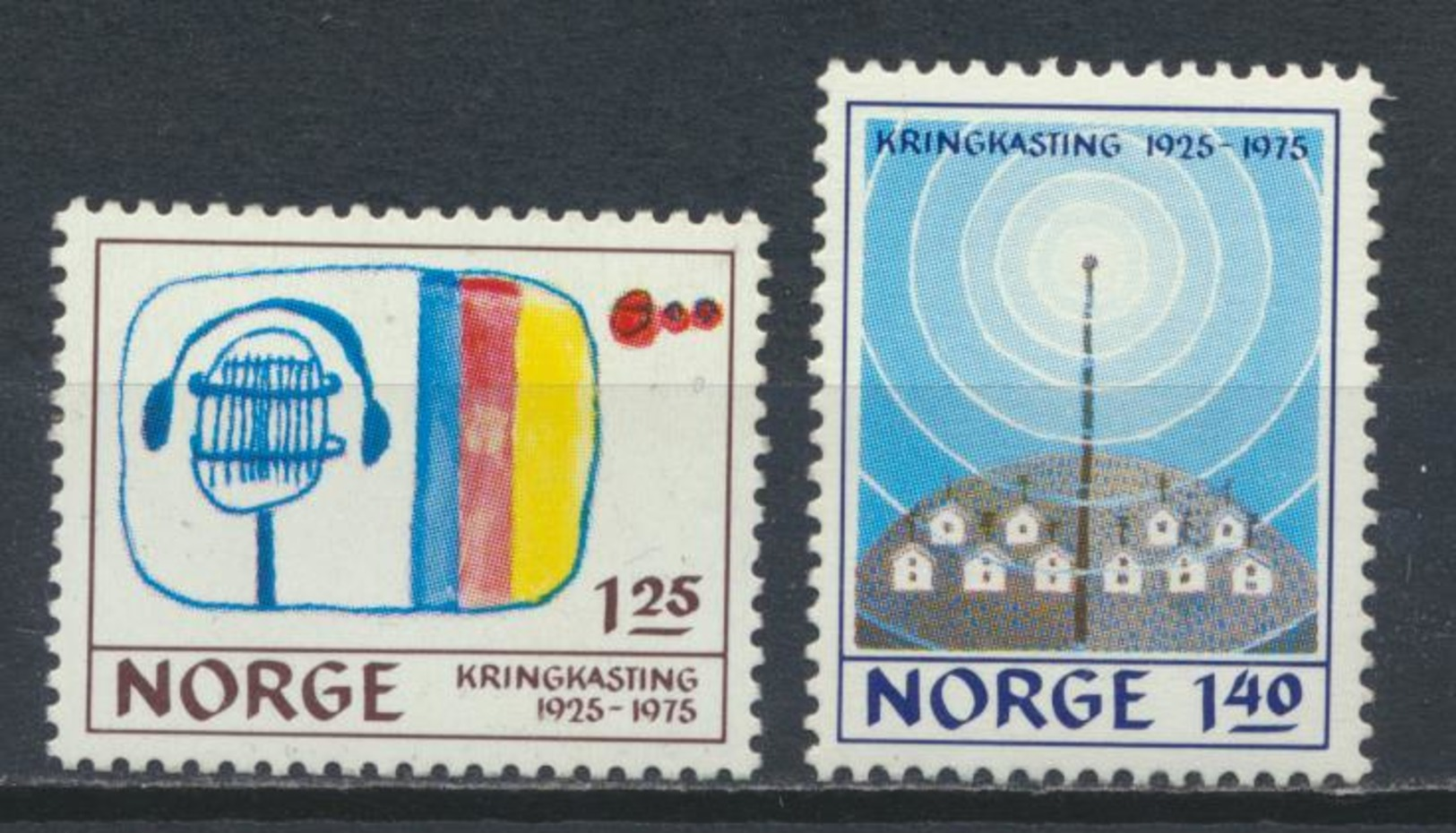 °°° NORGE NORWAY - Y&T N°668/69 - 1975 MNH °°° - Ongebruikt