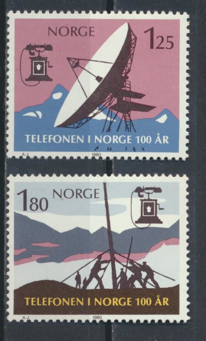 °°° NORGE NORWAY - Y&T N°771/72 - 1980 MNH °°° - Nuovi