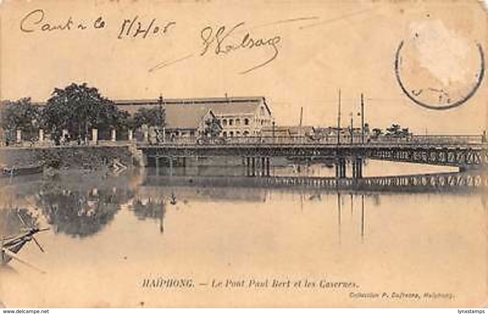 Vietnam Haiphong - Le Pont Paul Bert Et Les Casernes 1907 - Viêt-Nam