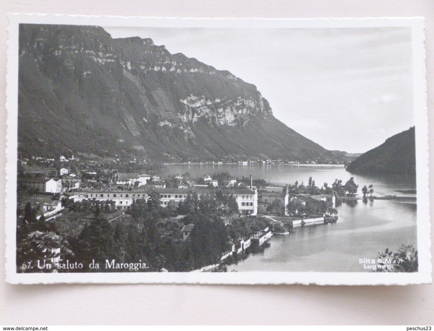 SUISSE / SVIZZERA / SCHWEIZ - MAROGGIA, AK 1946, Gelaufen // Un Saluto Da MAROGGIA - Maroggia