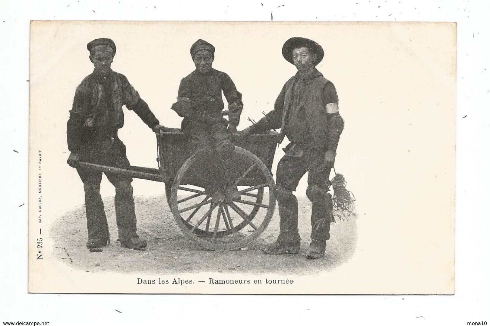 Ramoneurs En Tournée - Dans Les Alpes - Ducloz ; Moutiers - Moutiers